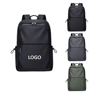 Waterproof Backpack Classical Basic Bag Black Gray