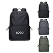 Waterproof Backpack Classical Basic Bag Black Gray | https://www.bestnamebadges.com