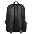 Waterproof Backpack Classical Basic Bag Black Gray | https://www.bestnamebadges.com