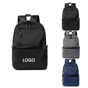 Waterproof Backpack Classical Basic Bag Black Blue Gray