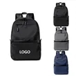 Waterproof Backpack Classical Basic Bag Black Blue Gray | https://www.bestnamebadges.com