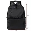 Waterproof Backpack Classical Basic Bag Black Blue Gray | https://www.bestnamebadges.com