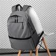 Waterproof Backpack Classical Basic Bag Black Blue Gray | https://www.bestnamebadges.com