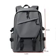 Nylon Schoolbag Large Capacity Oxford Backpack Waterproof | https://www.bestnamebadges.com