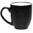 16 oz. Bistro Two-Tone Ceramic Custom Mugs | https://www.bestnamebadges.com