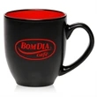 16 oz. Bistro Two-Tone Ceramic Custom Mugs | https://www.bestnamebadges.com