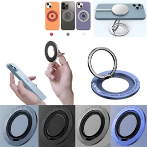 Flexible 360 Rotation Magnet Finger Ring Grip Stand Holder