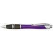 Silver Accent Grip Plastic Pen | https://www.bestnamebadges.com