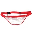 Transparent PVC Waist Bag with Adjustable Strap | https://www.bestnamebadges.com