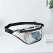 Transparent PVC Waist Bag with Adjustable Strap | https://www.bestnamebadges.com