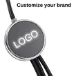 Custom LED Glow Logo 3-in-1 USB Cable | https://www.bestnamebadges.com