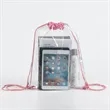 PVC drawstring bag waterproof transparent portable travel | https://www.bestnamebadges.com