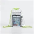 PVC drawstring bag waterproof transparent portable travel | https://www.bestnamebadges.com