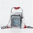 PVC drawstring bag waterproof transparent portable travel | https://www.bestnamebadges.com