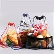 PVC drawstring bag waterproof transparent portable travel | https://www.bestnamebadges.com