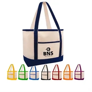 Natural Canvas Beach Tote Medium Bags