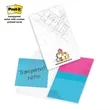 Post-it® Transparent Notes with Custom Printed Cover | https://www.bestnamebadges.com