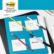 Post-it® Transparent Notes + 5 Flag Set in Custom Cover | https://www.bestnamebadges.com