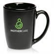 12 oz. Curved Java Custom Coffee Mug | https://www.bestnamebadges.com