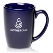 12 oz. Curved Java Custom Coffee Mug | https://www.bestnamebadges.com