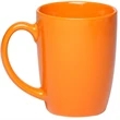 12 oz. Curved Java Custom Coffee Mug | https://www.bestnamebadges.com