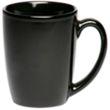 12 oz. Curved Java Custom Coffee Mug | https://www.bestnamebadges.com