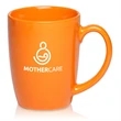 12 oz. Curved Java Custom Coffee Mug | https://www.bestnamebadges.com