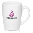 12 oz. Curved Java Custom Coffee Mug | https://www.bestnamebadges.com