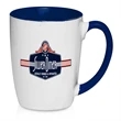 12 oz. Java Two-Tone Personalized Coffee Mug | https://www.bestnamebadges.com