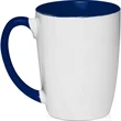 12 oz. Java Two-Tone Personalized Coffee Mug | https://www.bestnamebadges.com