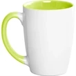 12 oz. Java Two-Tone Personalized Coffee Mug | https://www.bestnamebadges.com