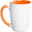 12 oz. Java Two-Tone Personalized Coffee Mug | https://www.bestnamebadges.com