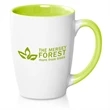 12 oz. Java Two-Tone Personalized Coffee Mug | https://www.bestnamebadges.com