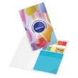 Post-it® Transparent Notes + 5 Flag Set in Custom Cover | https://www.bestnamebadges.com