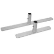 3' EuroFit Tabletop Straight Wall Hardware | https://www.bestnamebadges.com