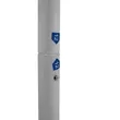 3' EuroFit Tabletop Straight Wall Hardware | https://www.bestnamebadges.com