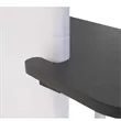 EuroFit Wall Shelf (Left) | https://www.bestnamebadges.com
