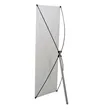 23.5" x 70" Euro-X Banner Display Hardware | https://www.bestnamebadges.com