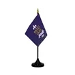 Base for one 4" x 6" Stick Flag | https://www.bestnamebadges.com