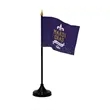 Base for one 4" x 6" Stick Flag | https://www.bestnamebadges.com