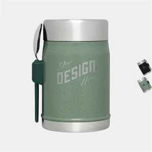 14 oz Stanley® Stainless Steel Insulated Food Jar with Spork | https://www.bestnamebadges.com