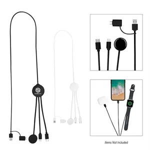 3' Multi-Charging Cable With Watch Dock | https://www.bestnamebadges.com