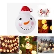 Santa Claus String Led Color Lights | https://www.bestnamebadges.com