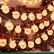 Santa Claus String Led Color Lights | https://www.bestnamebadges.com