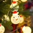 Santa Claus String Led Color Lights | https://www.bestnamebadges.com