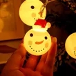 Santa Claus String Led Color Lights | https://www.bestnamebadges.com