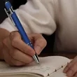 Custom Rubber Coated Stylus Ballpoint Pen | https://www.bestnamebadges.com