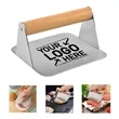Square Stainless Steel Burger Patty Press | https://www.bestnamebadges.com