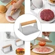 Square Stainless Steel Burger Patty Press | https://www.bestnamebadges.com