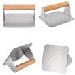 Square Stainless Steel Burger Patty Press | https://www.bestnamebadges.com